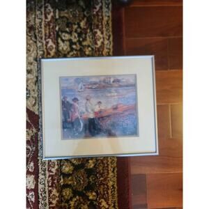 Rembrandt print framed double matted wall art